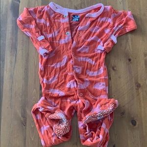 Kickee Pants button footie 2T